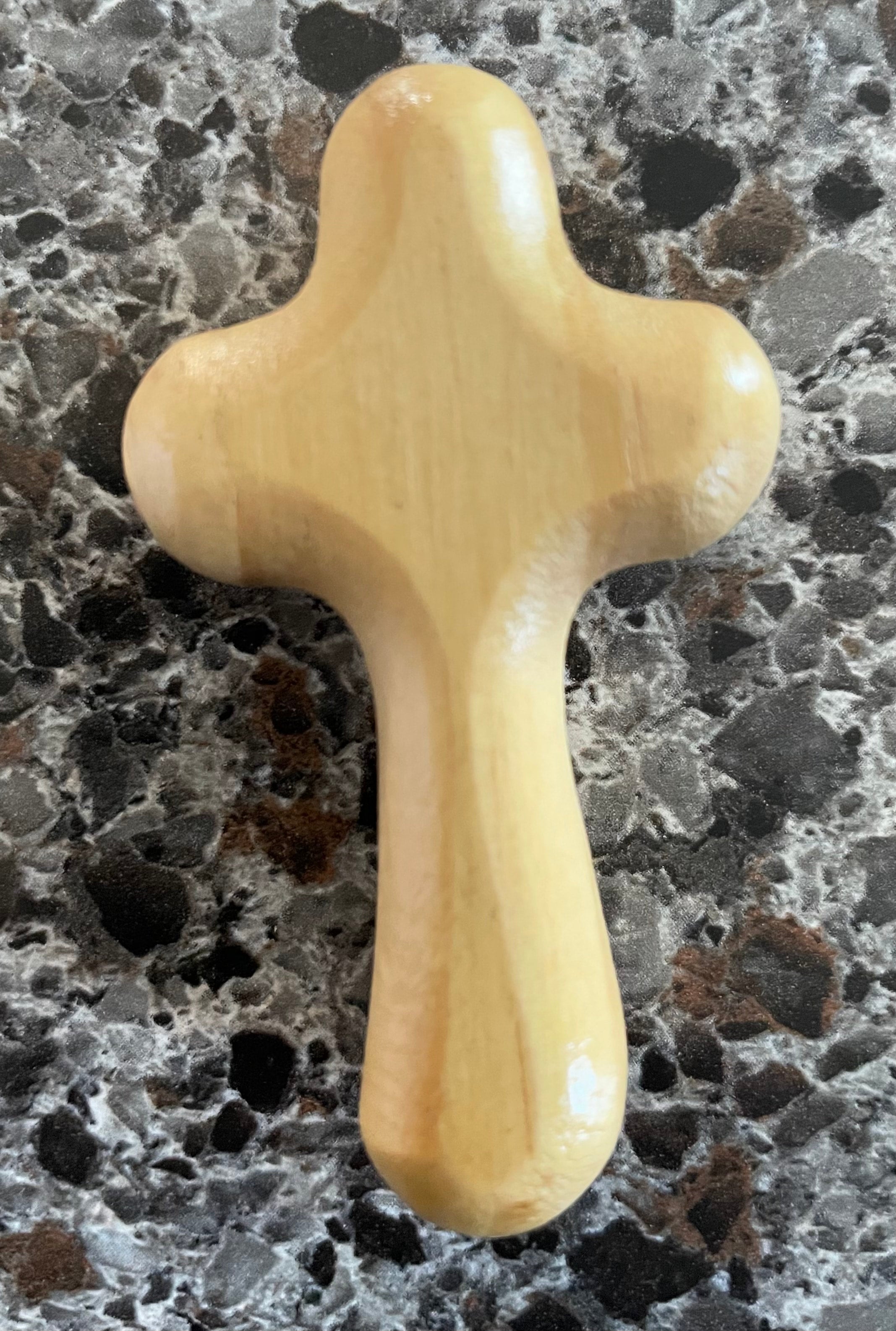 Maple Handheld Cross | St. Moses Bookstore