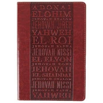 YAHWEH RAFA ELOHIM SHADDAI JIREH ADONAI: LIBRO NOTEBOOK