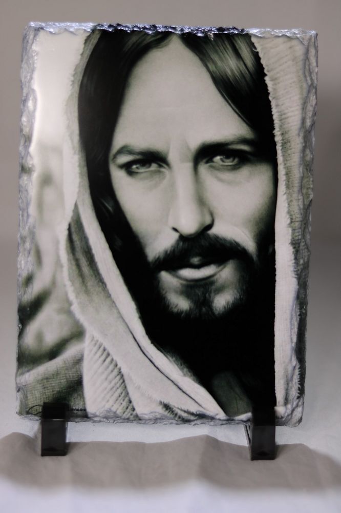 Jesus christ granite decor st moses bookstore